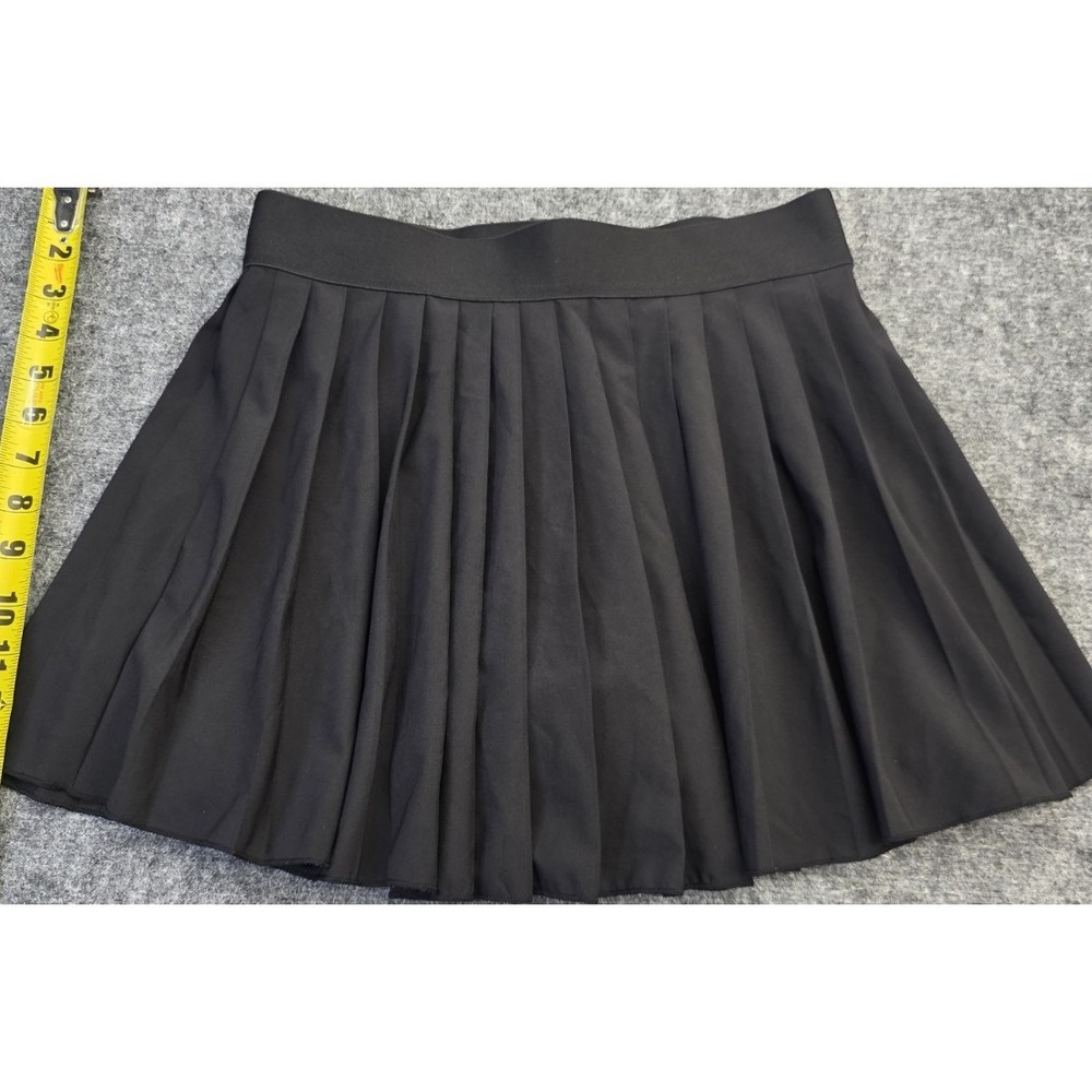Hunter x Hunter Women's Black Pleated Tennis Skort Pull-On Elastic, M